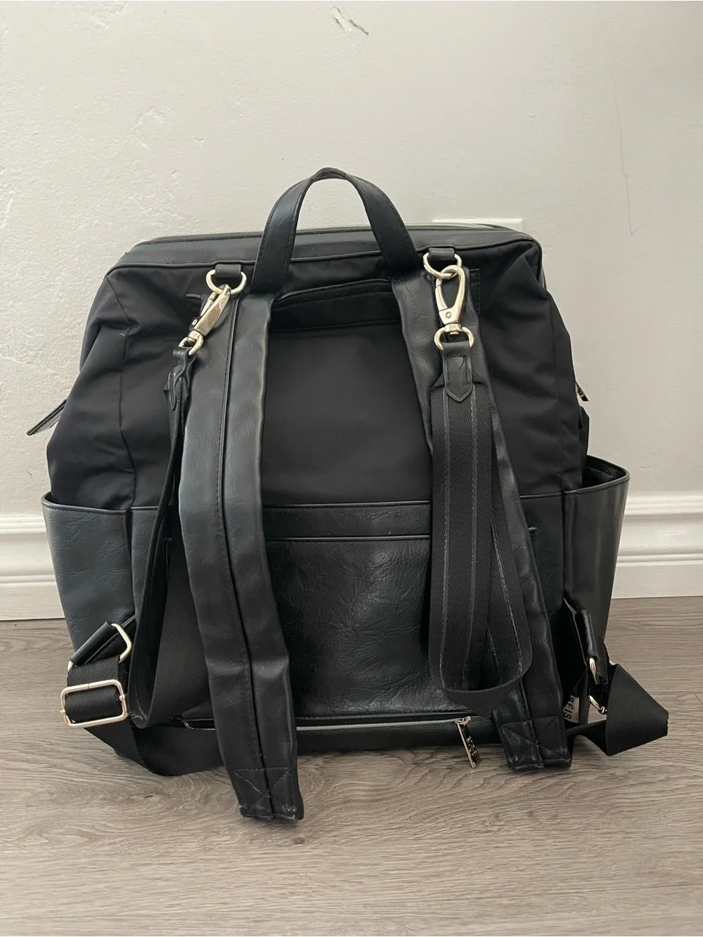 BEIS the Backpack diaper bag in black